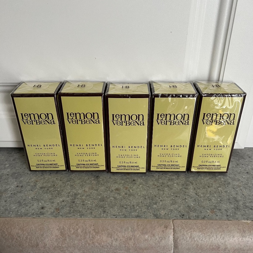 Henri Bendel Lemon Verbena Home Oil - LOT OF FIVE